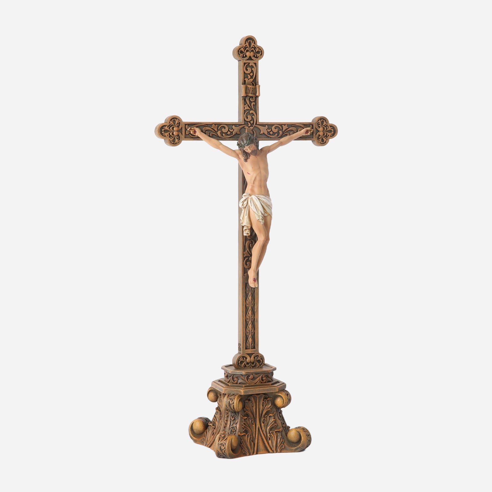 BC Catholic Standing Crucifix for Altar-Renaissance