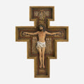 BC Catholic San Damiano Wall Crucifix-Renaissance