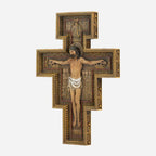 BC Catholic San Damiano Wall Crucifix-Renaissance