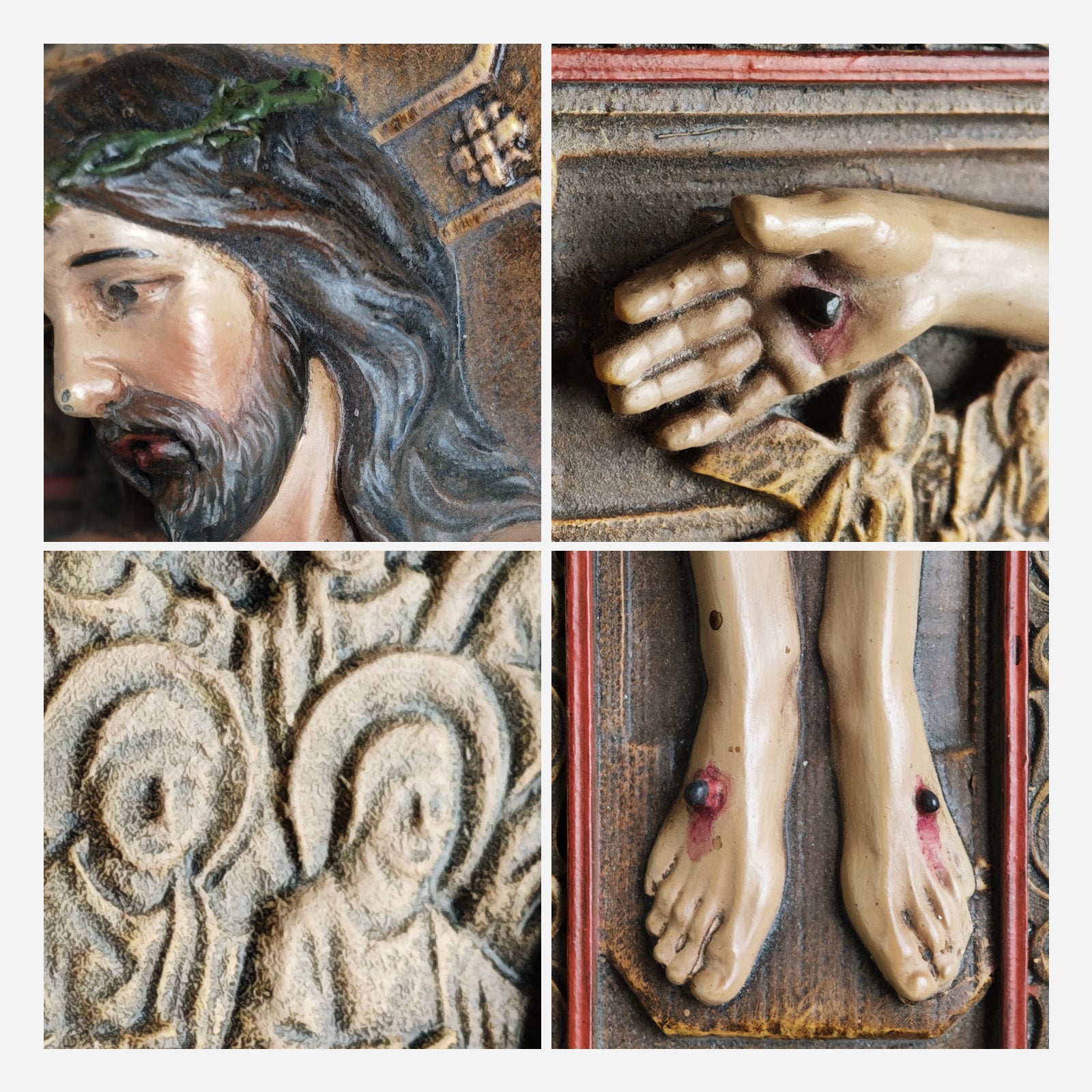 BC Catholic San Damiano Wall Crucifix-Renaissance