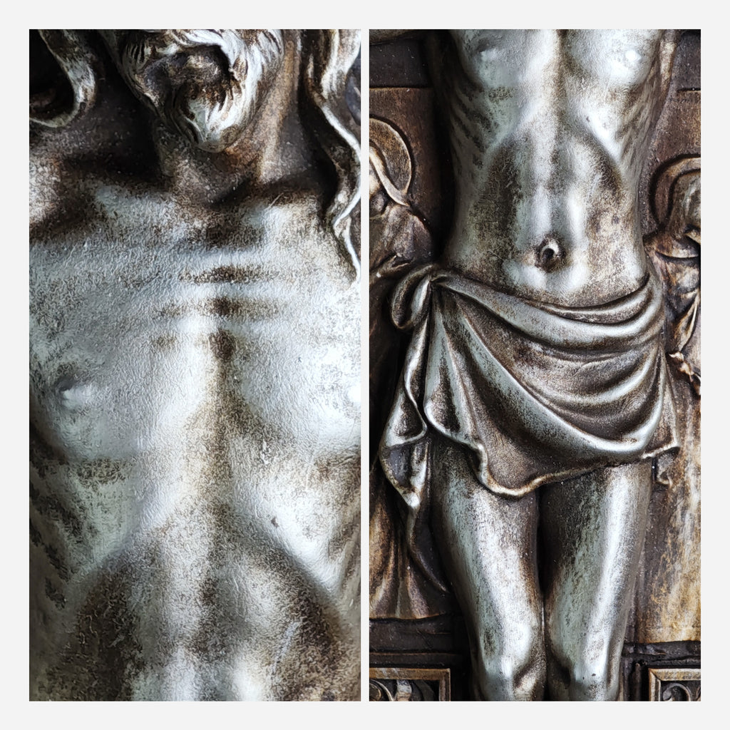 BC Catholic San Damiano Wall Crucifix-Renaissance