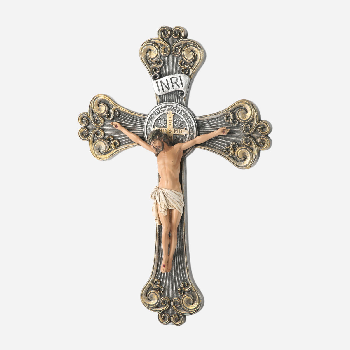 BC Katholische St. Benedikt Wandkruzifix – Inspirierende Dekoration