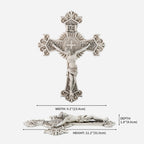BC Catholic St Benedict Wall Crucifix-Renaissance