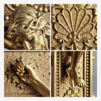 BC Catholic Baroque Embossed Standing Crucifix-Renaissance