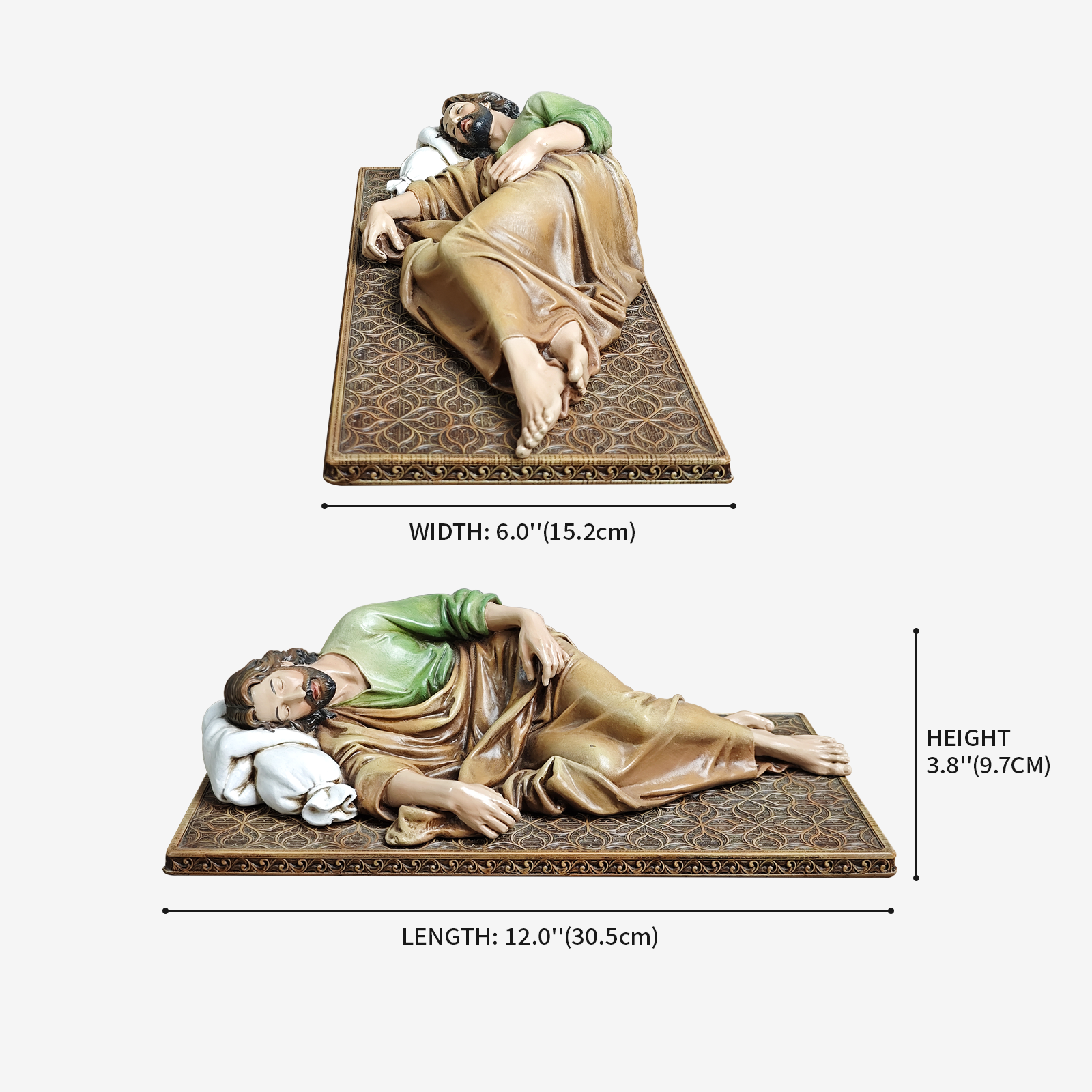 BC Catholic Sleeping St. Joseph Statue-Renaissance