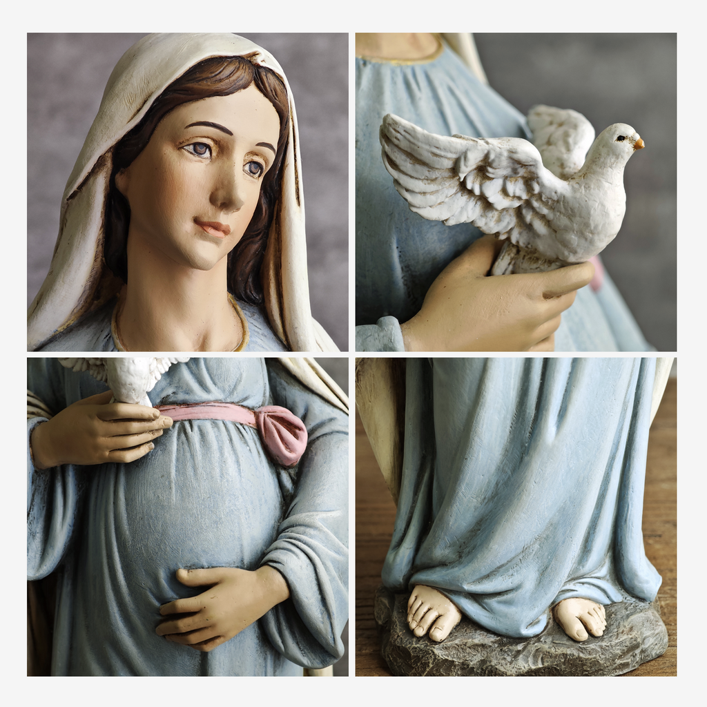 BC Catholic Expectant Mary Mother Statue-Inspirational decor