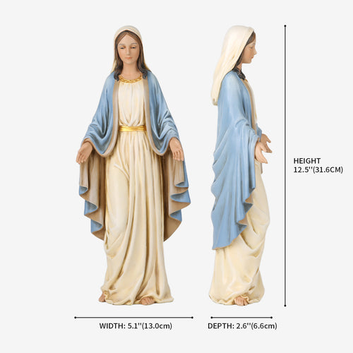 BC Catholic Blessed Virgin Mary Statue-Renaissance