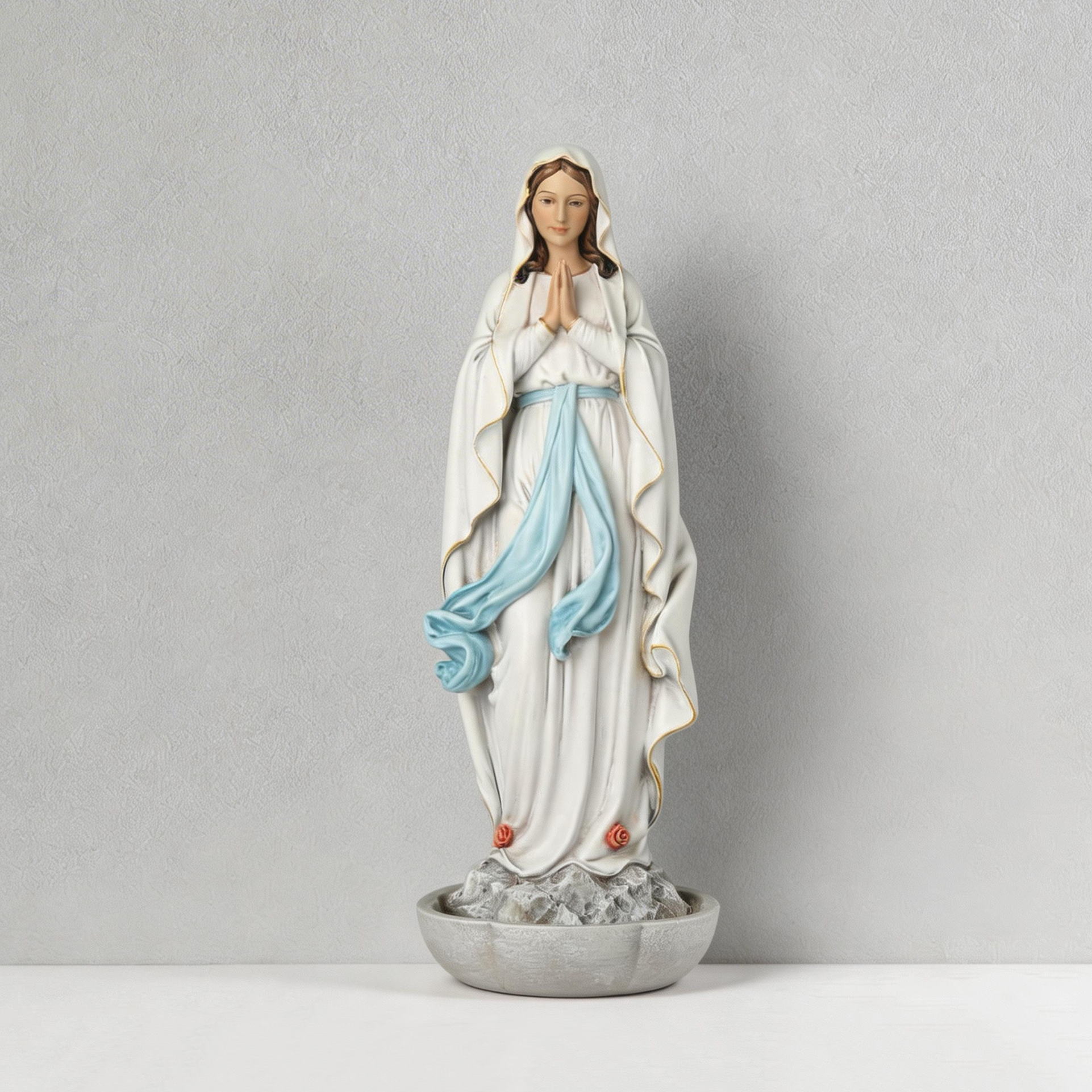 BC Catholic Our Lady of Lourdes Statue-Multiple Color