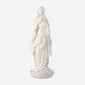 BC Catholic White Our Lady of Lourdes Statue-Renaissance