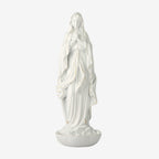 BC Catholic White Our Lady of Lourdes Statue-Renaissance
