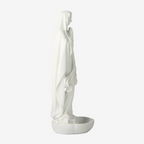 BC Catholic White Our Lady of Lourdes Statue-Renaissance