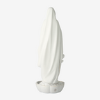 BC Catholic White Our Lady of Lourdes Statue-Renaissance