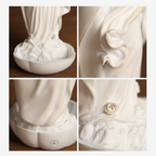 BC Catholic White Our Lady of Lourdes Statue-Renaissance