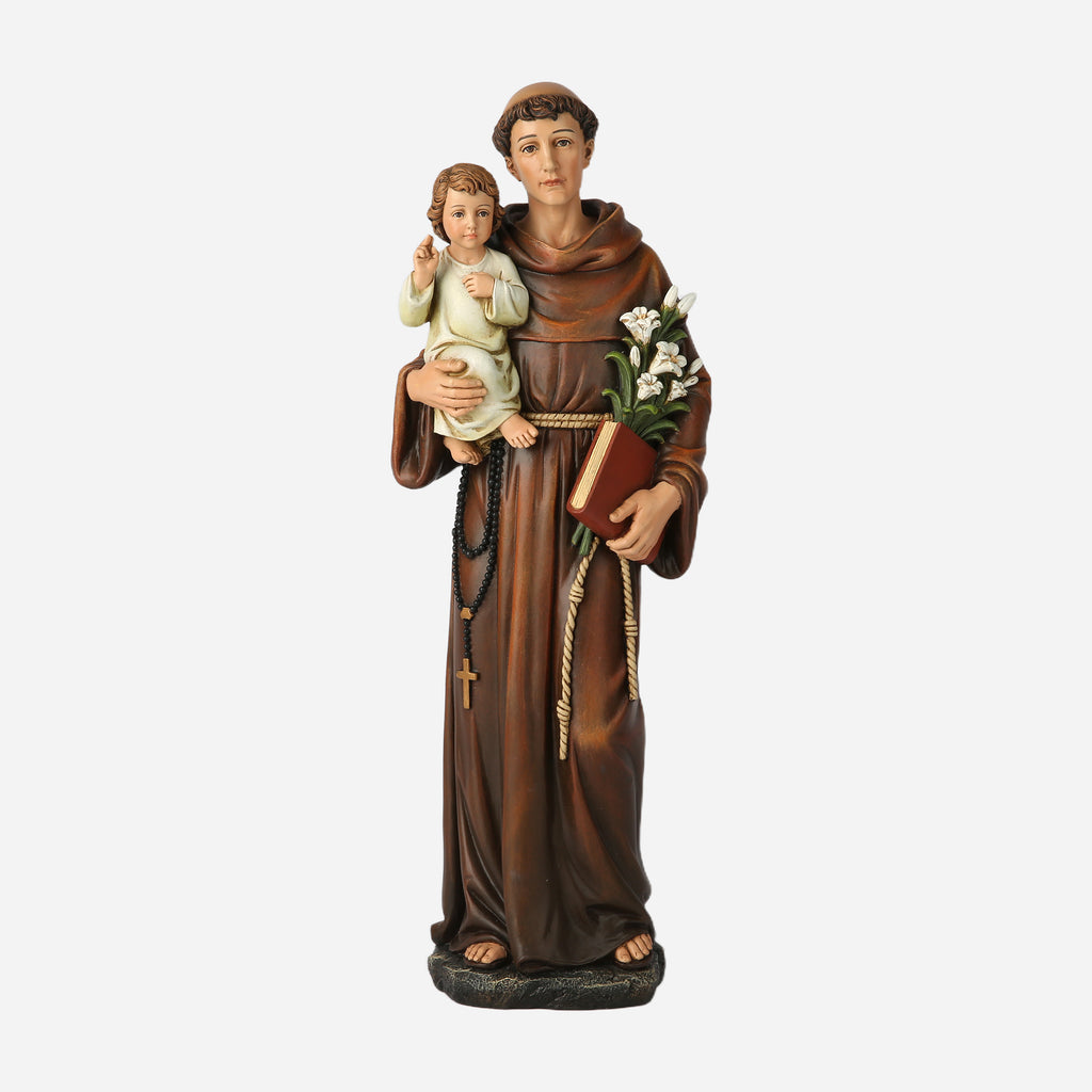 BC Catholic St. Anthony with Infant Jesus Statue-Renaissance