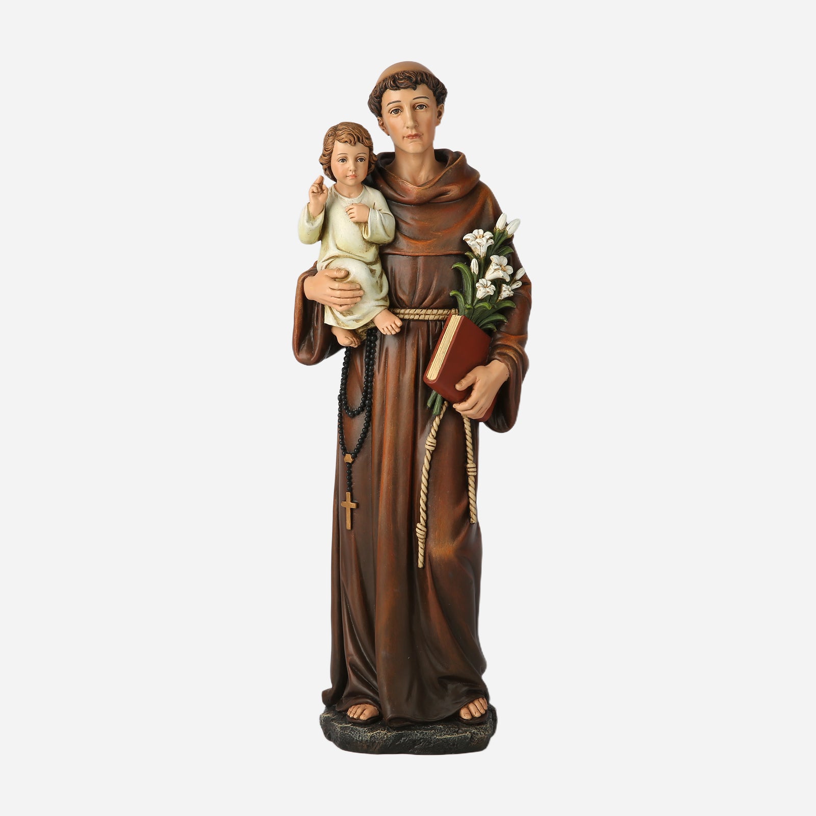 BC Catholic St. Anthony with Infant Jesus Statue-Renaissance