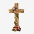BC Home Decor Rose Stehkreuz – Rustikaler Einrichtungsstil