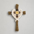 BC Home Decor Guardian Angel Wings Wall Cross-Rustic Decor Style