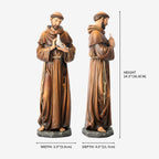 BC Catholic Saint Francis Statue-Renaissance