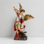 Katholische St. Michael Statue aus British Columbia - Renaissance