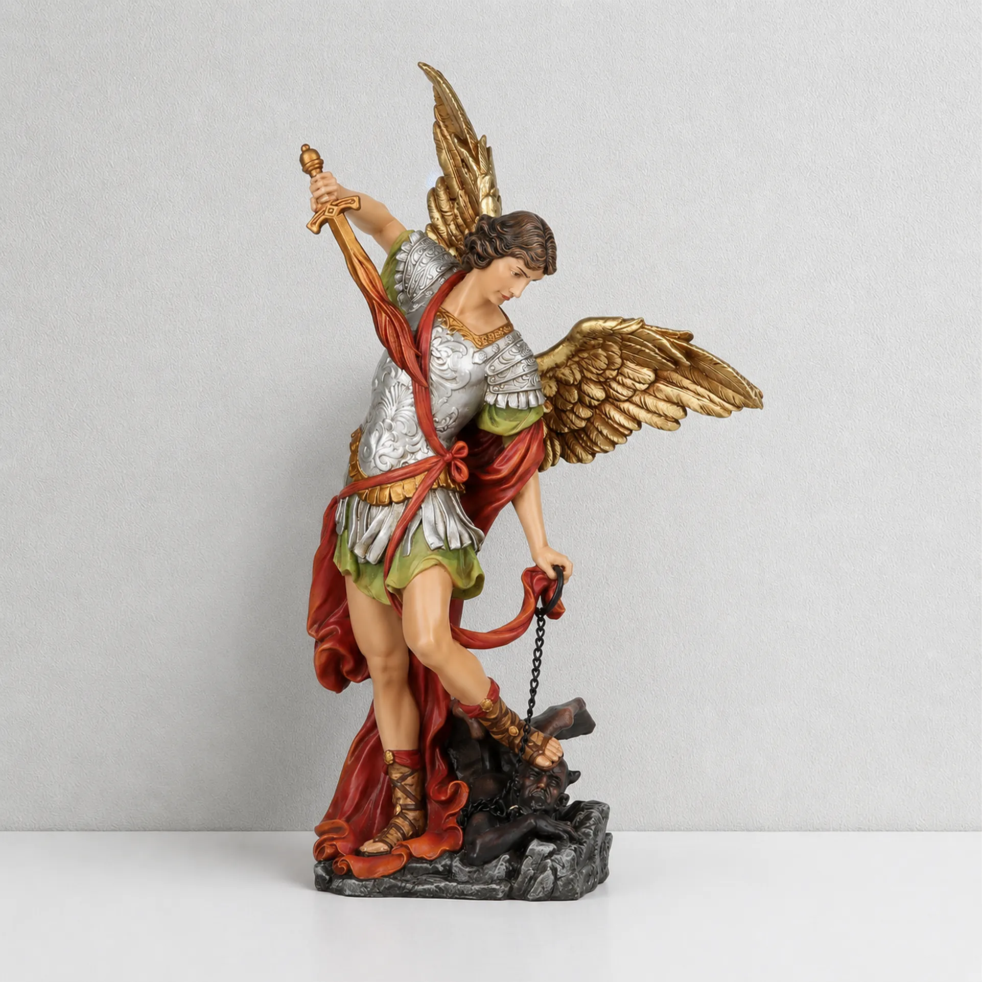 BC Catholic Saint Michael Statue-Renaissance