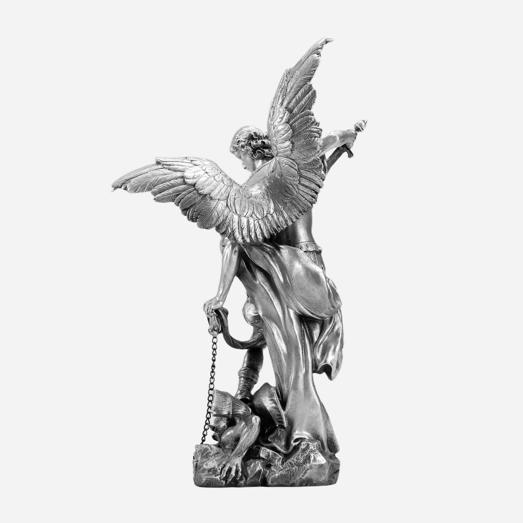 Katholische St. Michael Statue aus British Columbia - Renaissance