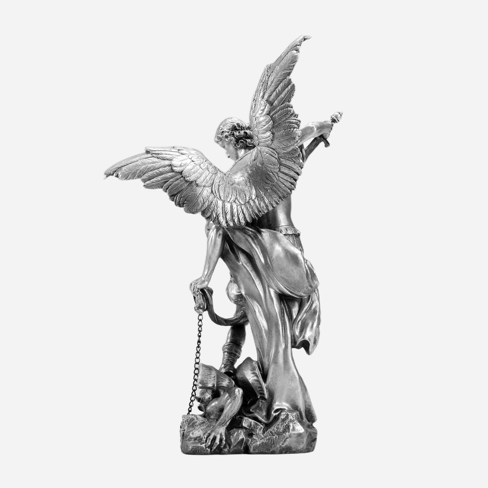 Katholische St. Michael Statue aus British Columbia - Renaissance