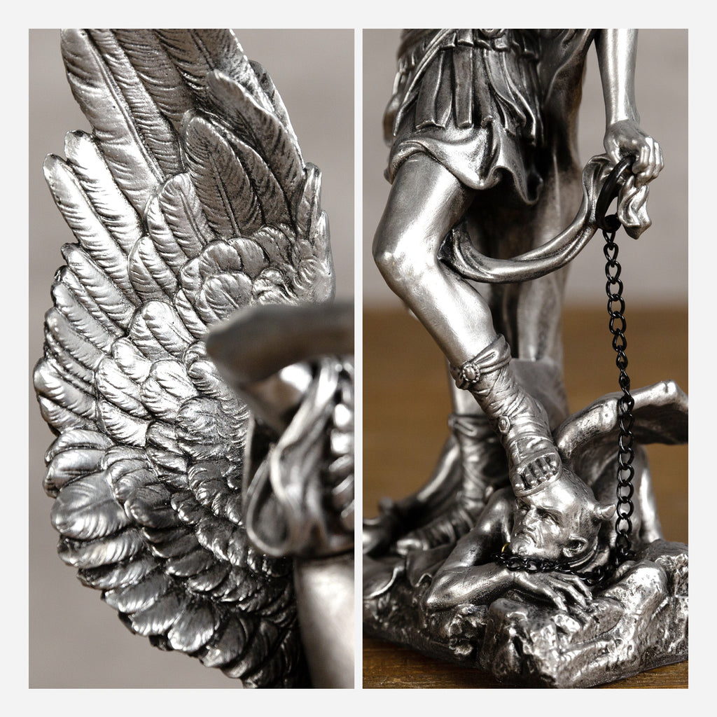 Katholische St. Michael Statue aus British Columbia - Renaissance