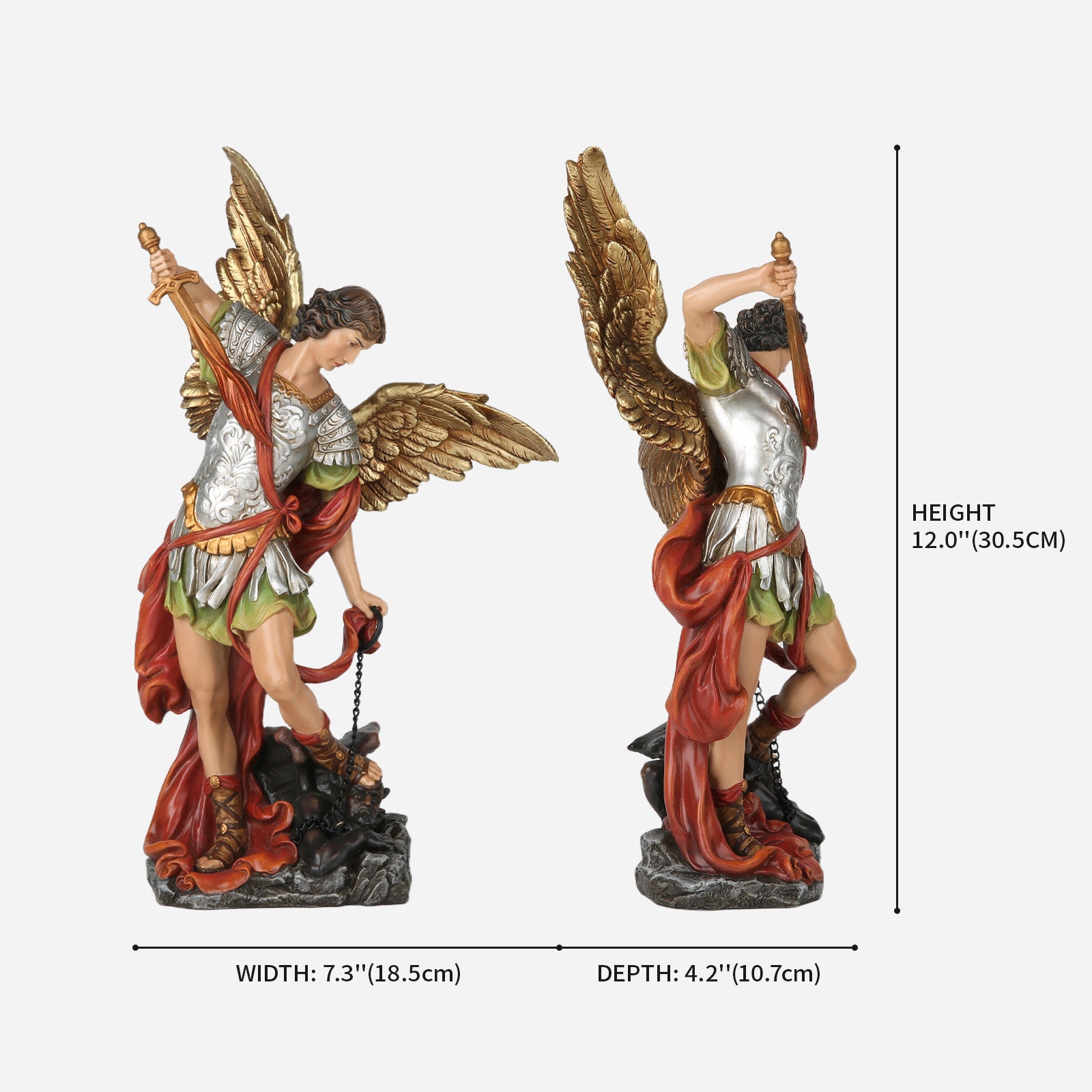 BC Catholic Saint Michael Statue-Renaissance