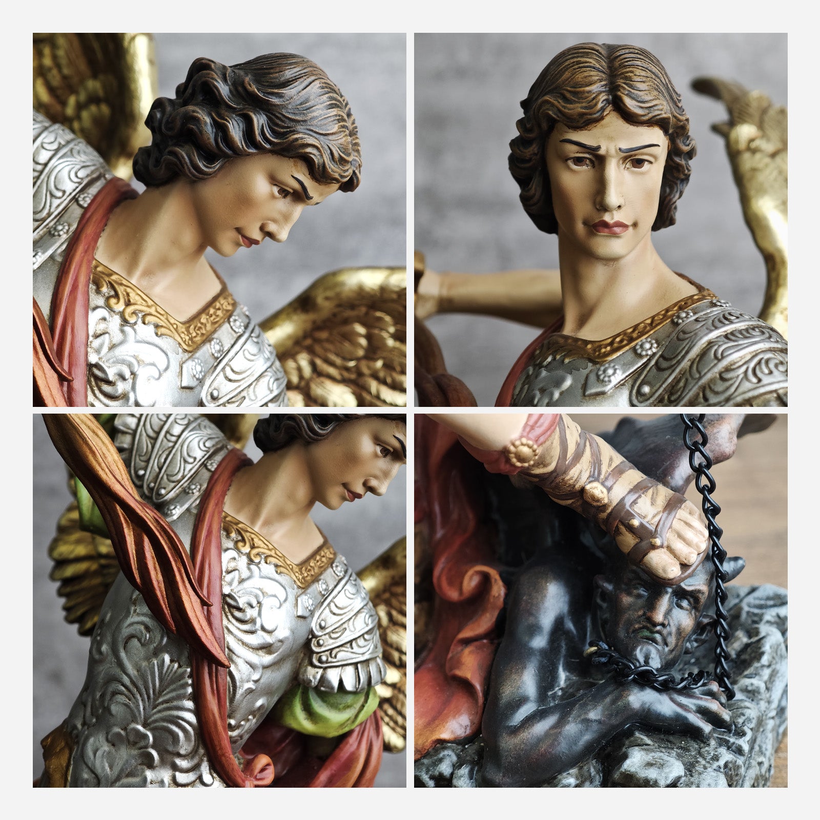 BC Catholic Saint Michael Statue-Renaissance