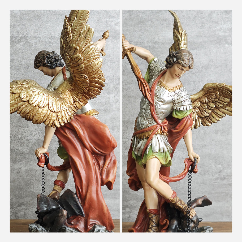 BC Catholic Saint Michael Statue-Renaissance