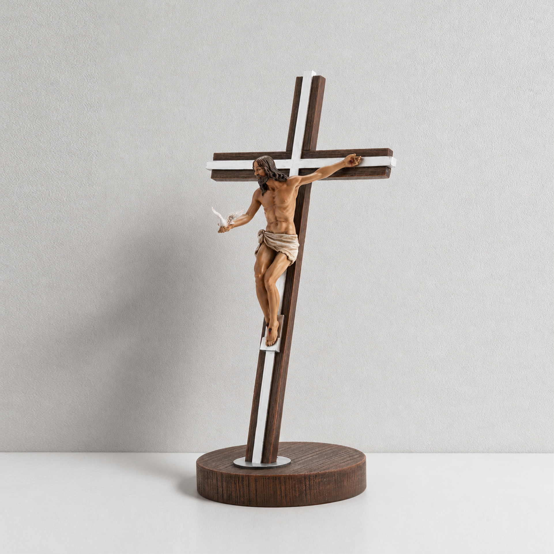 BC Catholic Gift of the Spirit Standing Crucifix-Renaissance