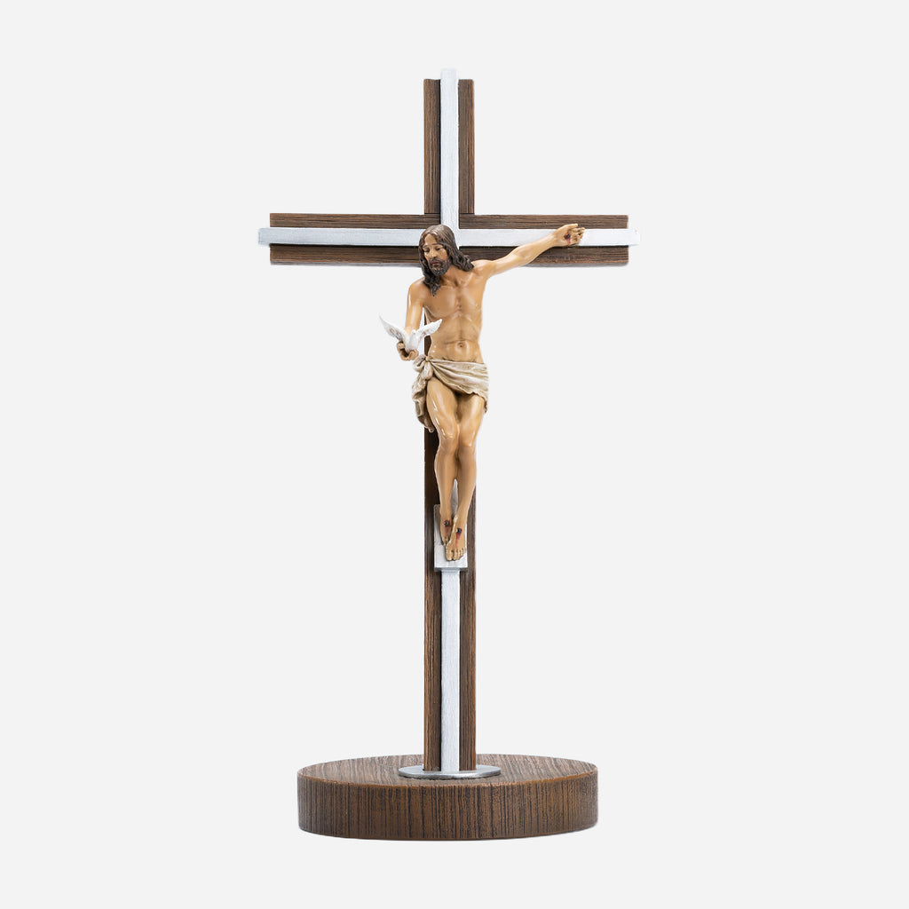 BC Katholische Geschenk des Geistes Stehender Kruzifix – Renaissance