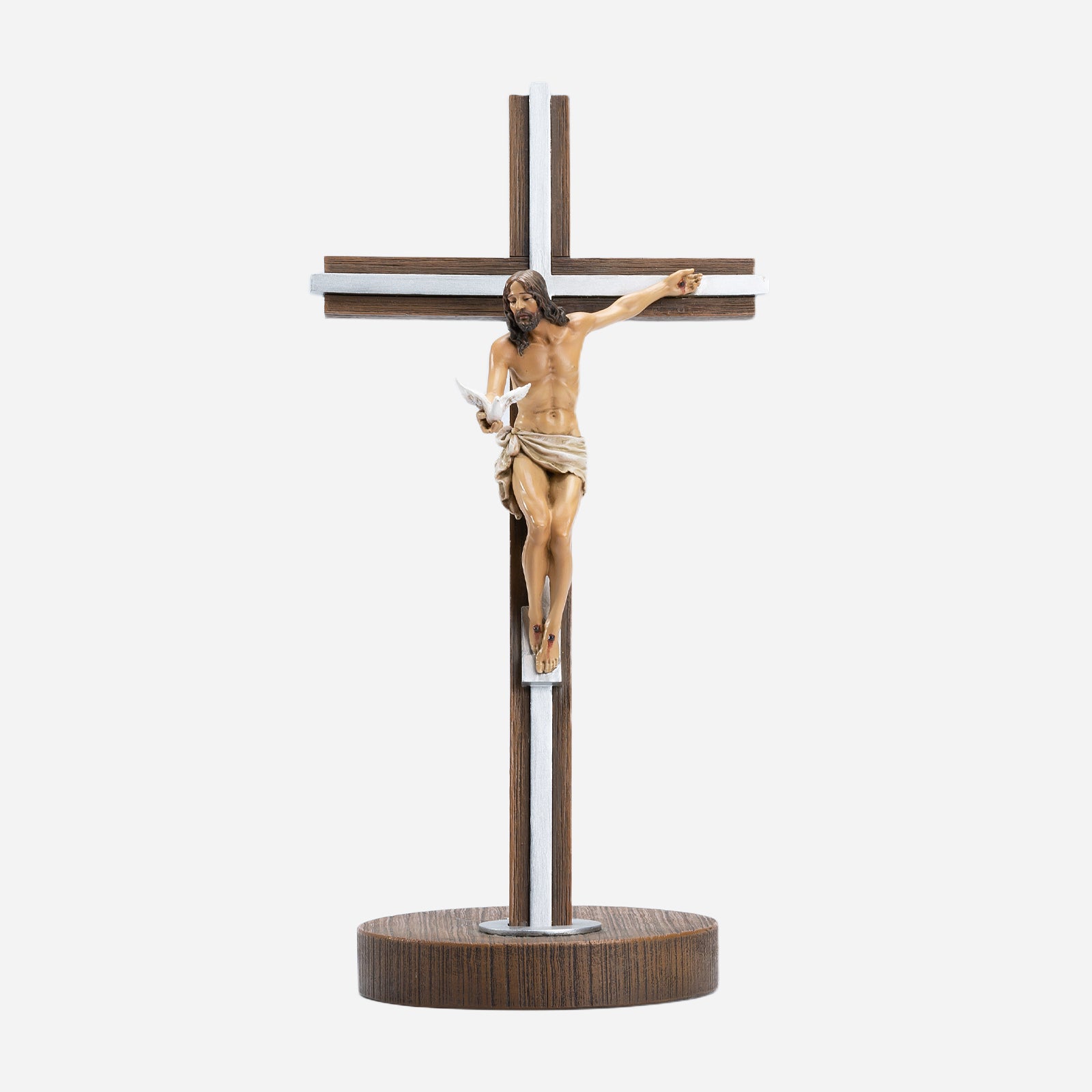 BC Catholic Gift of the Spirit Standing Crucifix-Renaissance