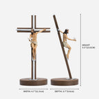 BC Katholische Geschenk des Geistes Stehender Kruzifix – Renaissance