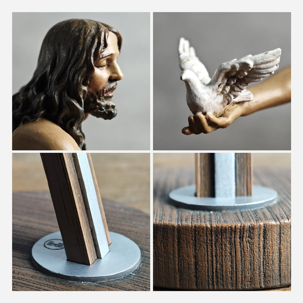 BC Katholische Geschenk des Geistes Stehender Kruzifix – Renaissance