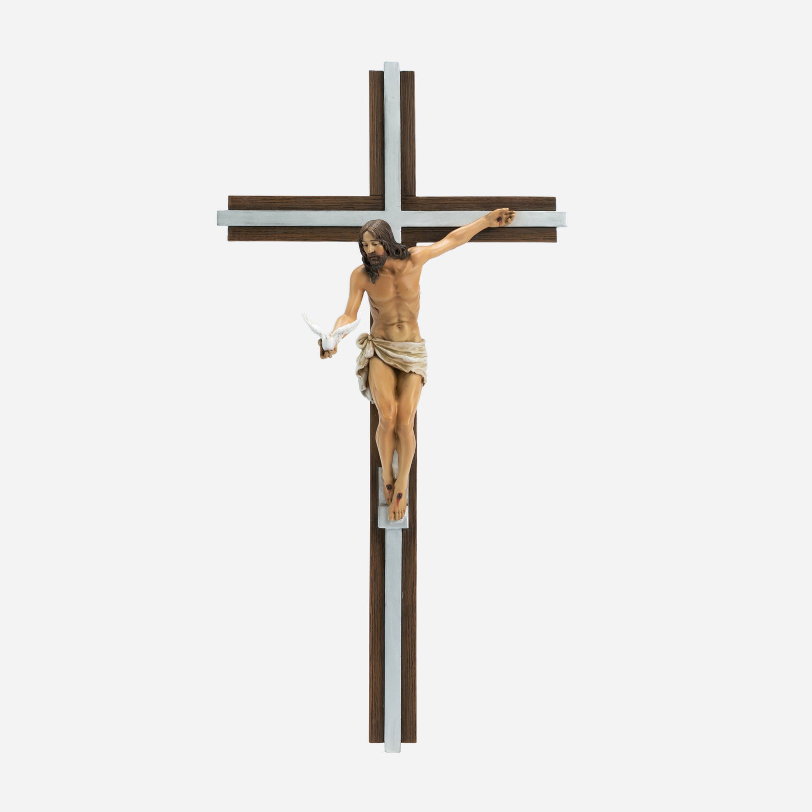 BC Catholic Gift of the Spirit Wall Crucifix-Renaissance