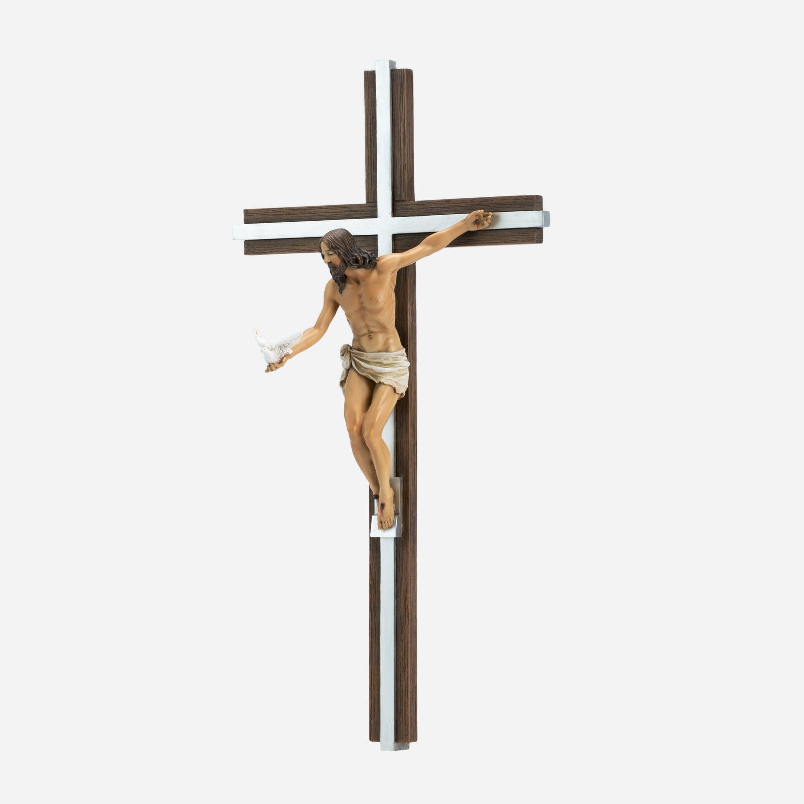 BC Catholic Gift of the Spirit Wall Crucifix-Renaissance