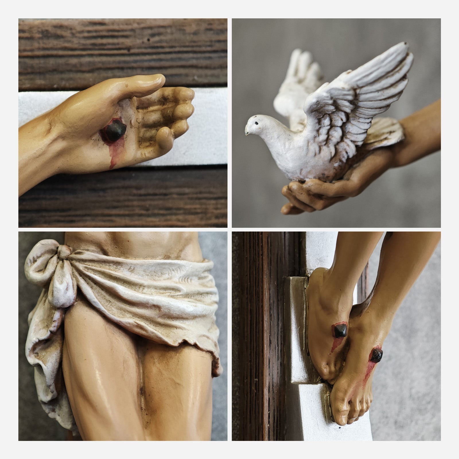 BC Catholic Gift of the Spirit Wall Crucifix-Renaissance
