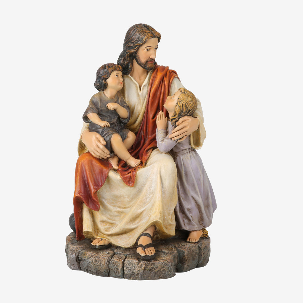 BC Katholische Jesus mit Kindern Statue-Renaissance