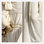BC Catholic White & Gold St. Anthony with Infant Jesus Statue-Renaissance