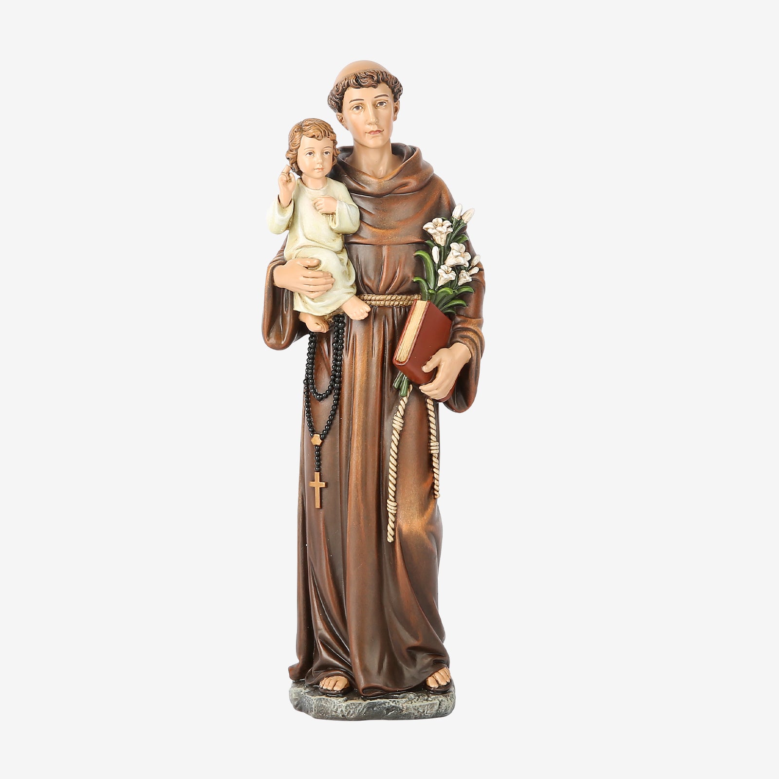 BC Catholic St. Anthony with Infant Jesus Statue-Renaissance