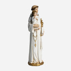 BC Catholic White & Gold St. Anthony with Infant Jesus Statue-Renaissance