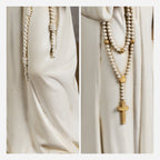 BC Catholic White & Gold St. Anthony with Infant Jesus Statue-Renaissance