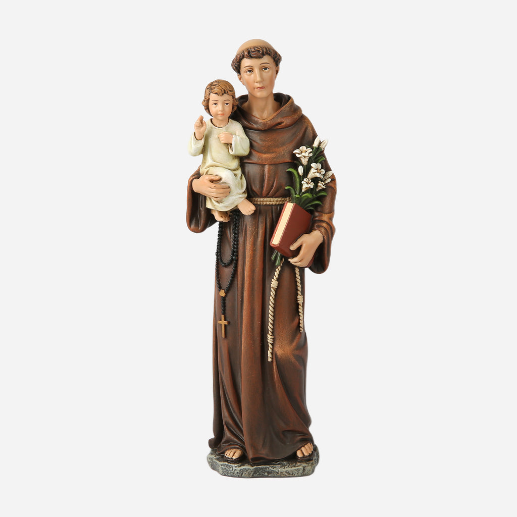 BC Catholic St. Anthony with Infant Jesus Statue-Renaissance