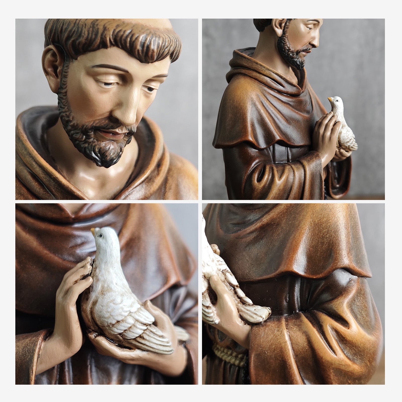 BC Catholic Saint Francis Statue-Renaissance