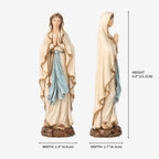 BC Catholic Our Lady of Lourdes Statue-Renaissance