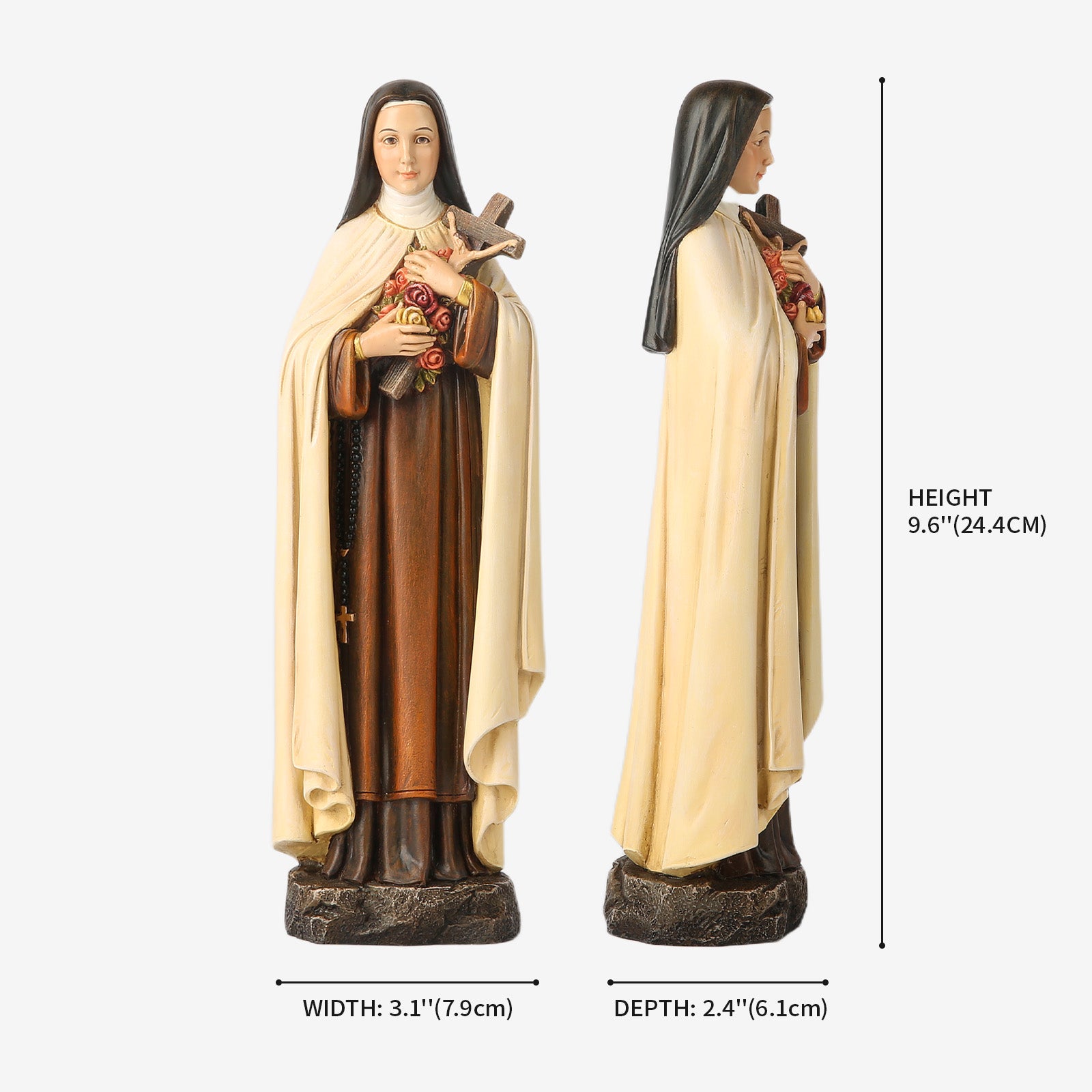 BC Catholic Saint Therese of Lisieux Statue-Renaissance