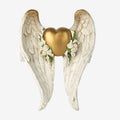 BC Angel Wing Heart & Calla Wall Statue- Guardian Angel decor