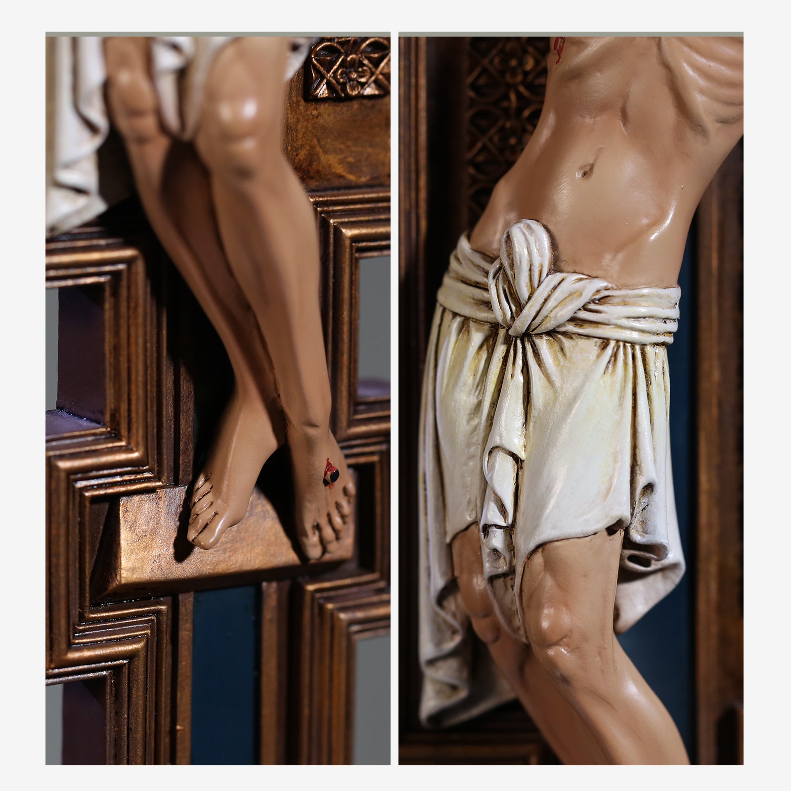 BC Catholic Florentine Standing Crucifix-Inspirational decor