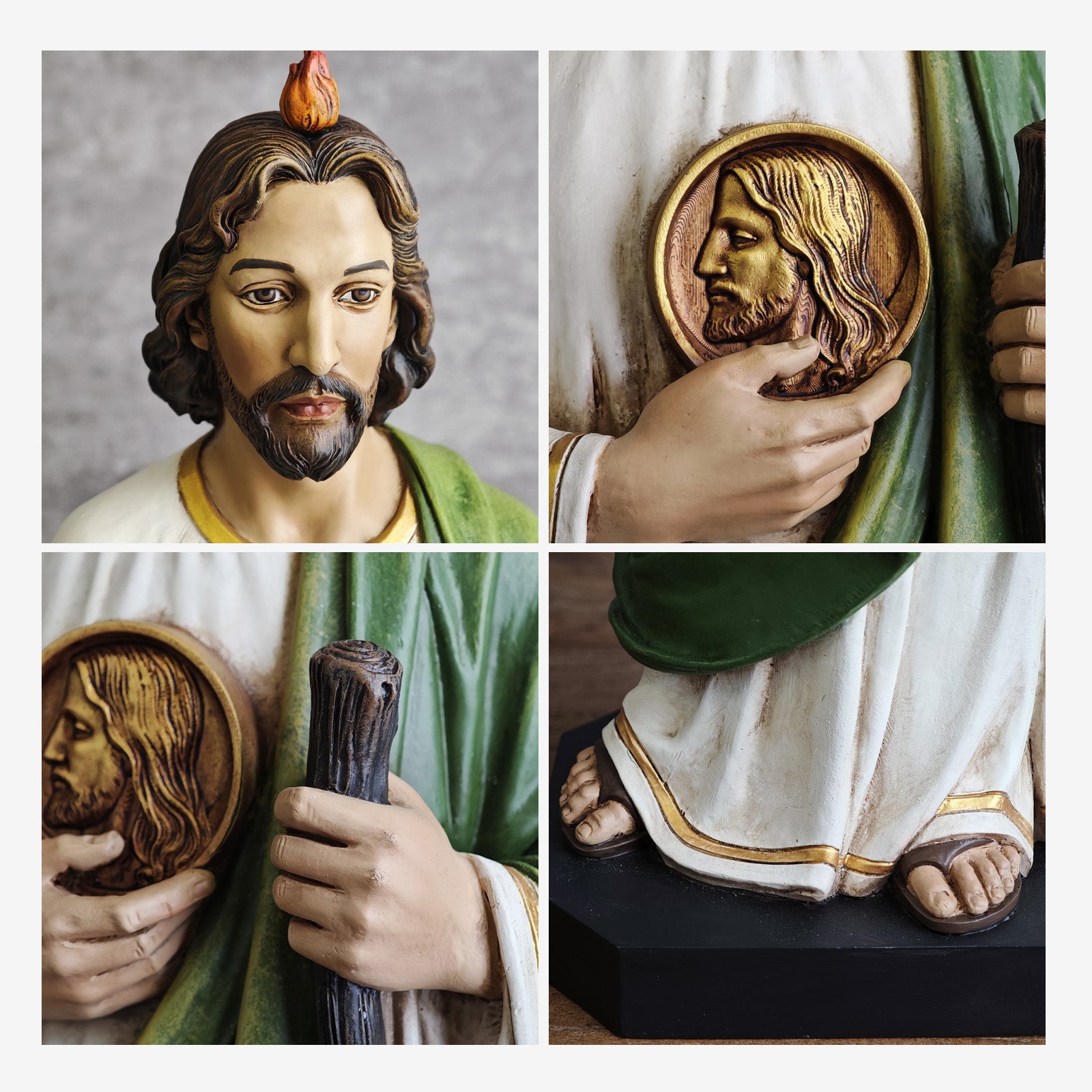 BC Catholic St. Jude The Apostle Statue-Inspirational decor